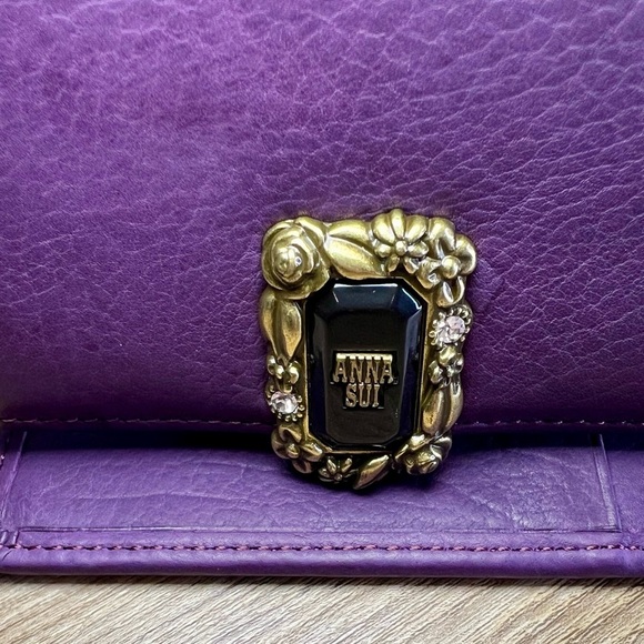 Anna Sui Purple and Gold Wallet - EUC - Picture 5 of 10